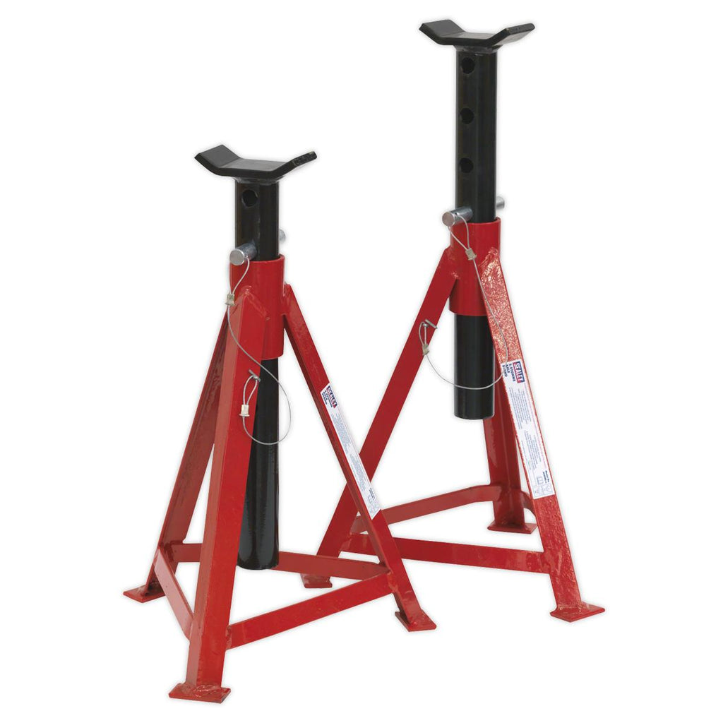 AS3000 Sealey Axle Stands 2.5tonne Capacity per Stand 5tonne per Pair Medium