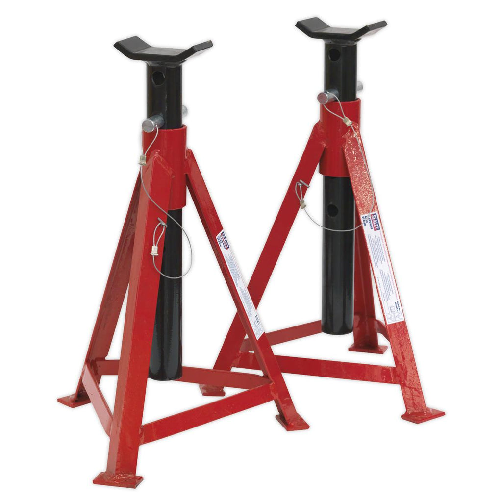 AS3000 Sealey Axle Stands 2.5tonne Capacity per Stand 5tonne per Pair Medium