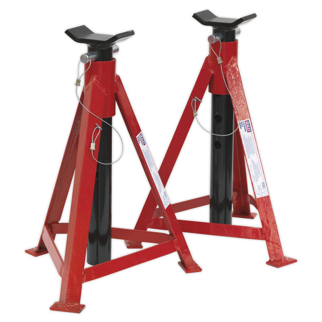 AS3000 Sealey Axle Stands 2.5tonne Capacity per Stand 5tonne per Pair Medium