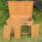 Pets Imperial Extra LarInsulated Wooden Norfolk Dog Kennel With Removable Floor For Easy Cleaning