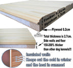 Pets Imperial Extra LarInsulated Wooden Norfolk Dog Kennel With Removable Floor For Easy Cleaning