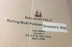 BALSAM HILL Multi-Purpose Rolling Greenery Bag, NEW/Open Box Christmas Tree