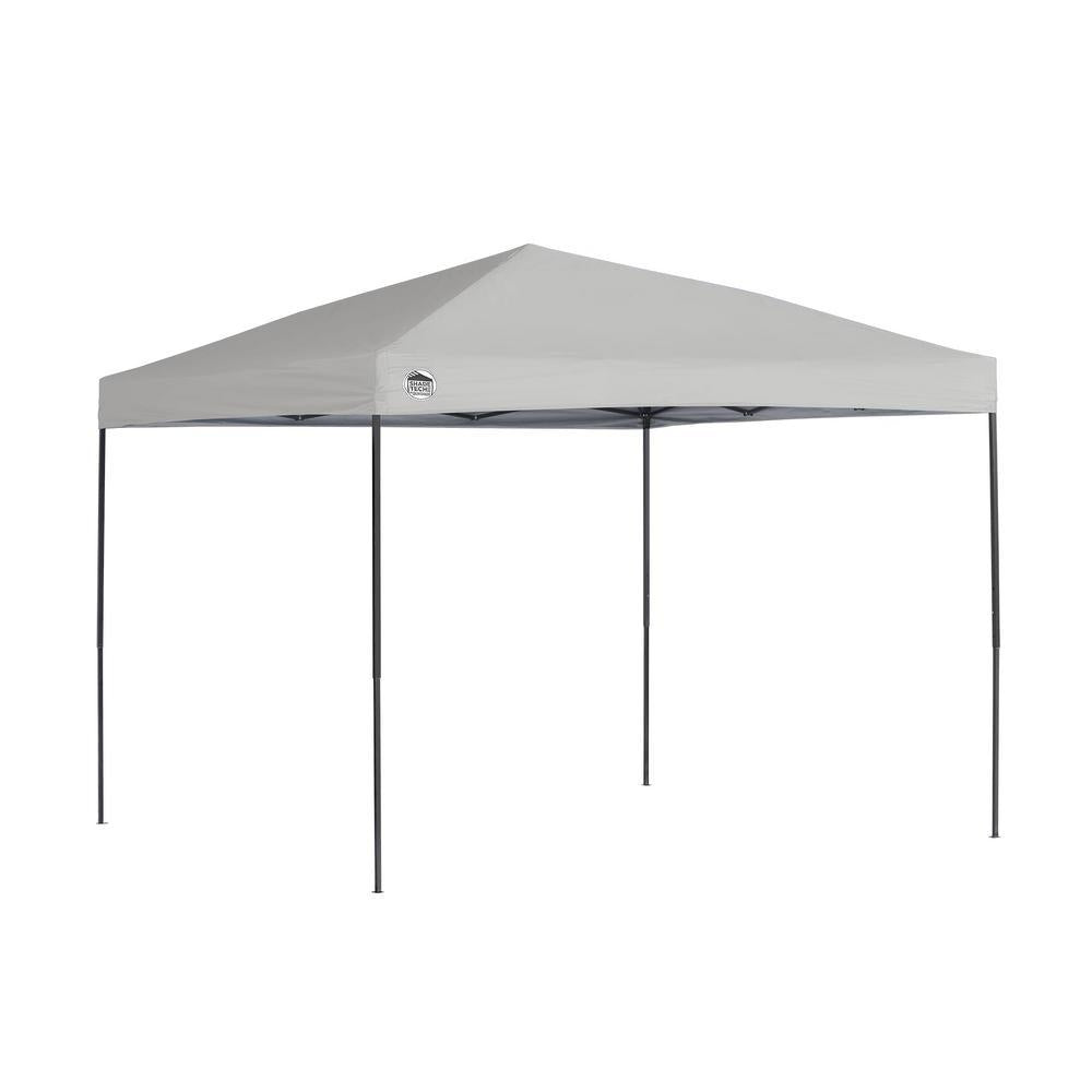 ST100 Shade Tech 10 ft. x 10 ft. Grey Straight Leg Canopy