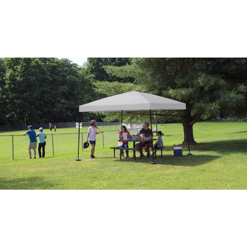 ST100 Shade Tech 10 ft. x 10 ft. Grey Straight Leg Canopy
