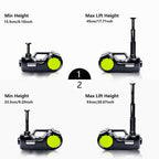 Electric Hydraulic Floor Jack 5 Ton 12V DC Car Jack Lift Impact Wrench Tool Kits