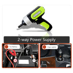 Electric Hydraulic Floor Jack 5 Ton 12V DC Car Jack Lift Impact Wrench Tool Kits