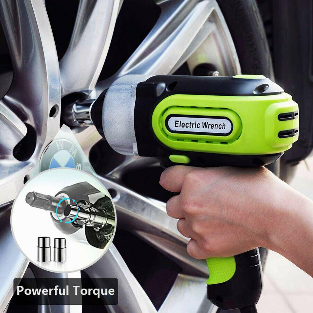 Electric Hydraulic Floor Jack 5 Ton 12V DC Car Jack Lift Impact Wrench Tool Kits