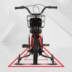 Kids Bike BMX Bike for Kids Boys Girls Bicycle Children's Boy’s Girl’s Training Bicycle for 2-10 Years Childrens Bicycle with Flash Training Wheels and Stabilisers ( Color : Black , Size : 12inch )