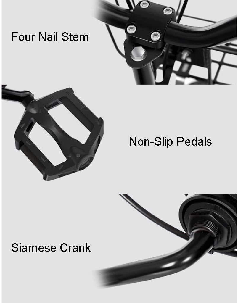 Kids Bike BMX Bike for Kids Boys Girls Bicycle Children's Boy’s Girl’s Training Bicycle for 2-10 Years Childrens Bicycle with Flash Training Wheels and Stabilisers ( Color : Black , Size : 12inch )