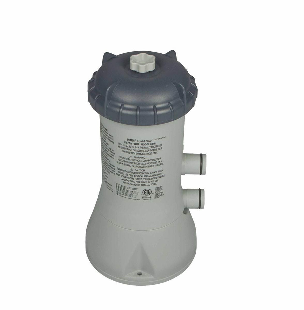 intex krystal clear 1000 gph filter pump &amp; 15000 gal saltwater chlorinator