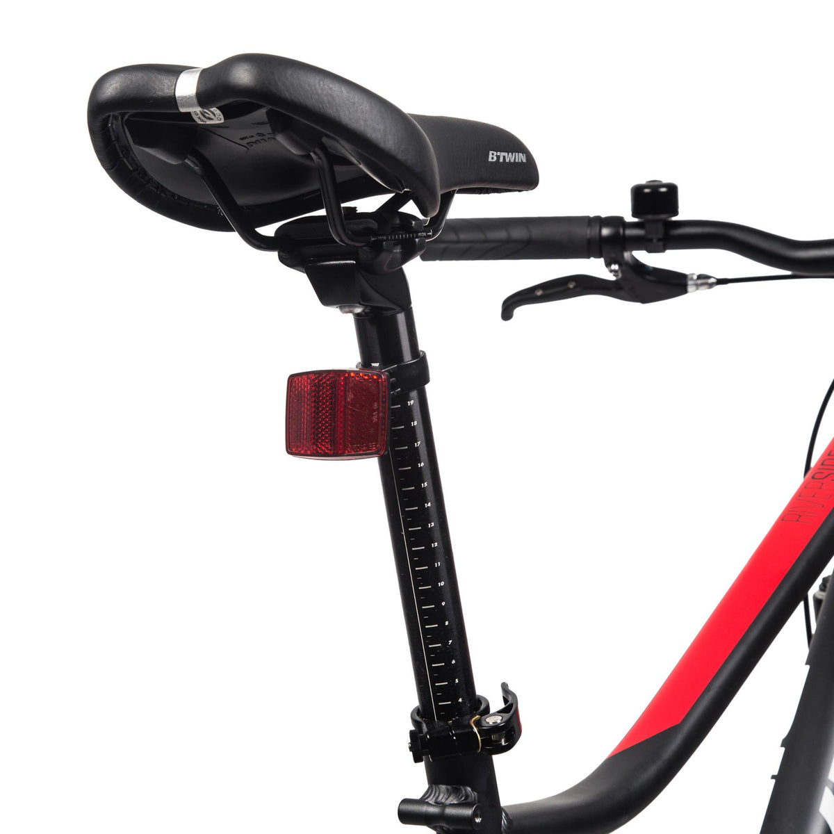 Decathlon Riverside 500, Adult Hybrid Bike, 700c, Black, Large