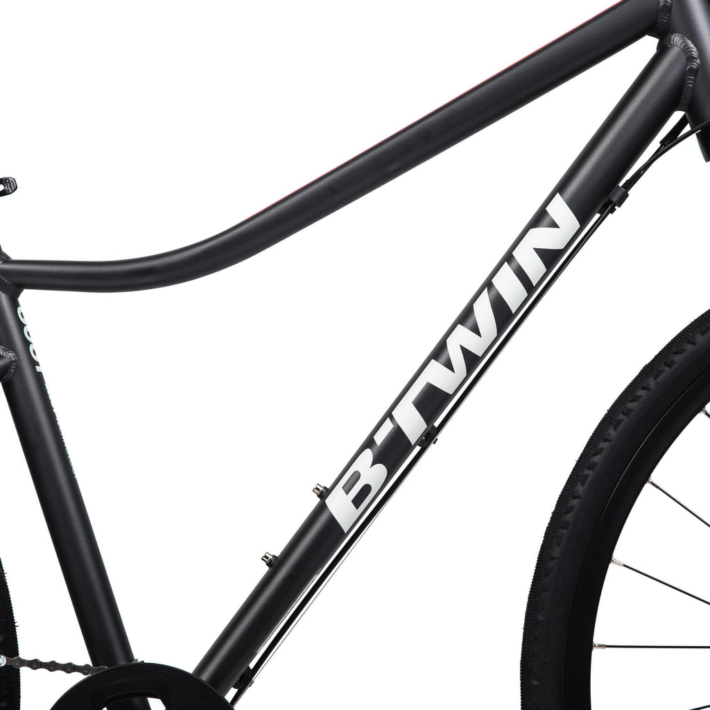 Decathlon Riverside 500, Adult Hybrid Bike, 700c, Black, Large