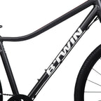 Decathlon Riverside 500, Adult Hybrid Bike, 700c, Black, Large