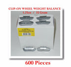 600 Pcs P Style Clip-on Wheel Weight  1.25oz 35 gram  P125 Led Free