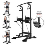 VANLOFE Dip Station Chin Up Bar Core Power Tower Pull Push Home Gym Fitness Equipment