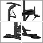 YOHOME PRODUCTS Workout Dip Station Chin Up Bar Core Power Tower for Home Gym Fitness Equipment