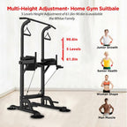 YOHOME PRODUCTS Workout Dip Station Chin Up Bar Core Power Tower for Home Gym Fitness Equipment