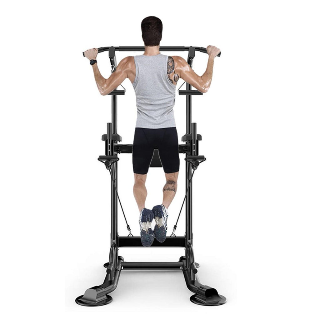 YOHOME PRODUCTS Workout Dip Station Chin Up Bar Core Power Tower for Home Gym Fitness Equipment