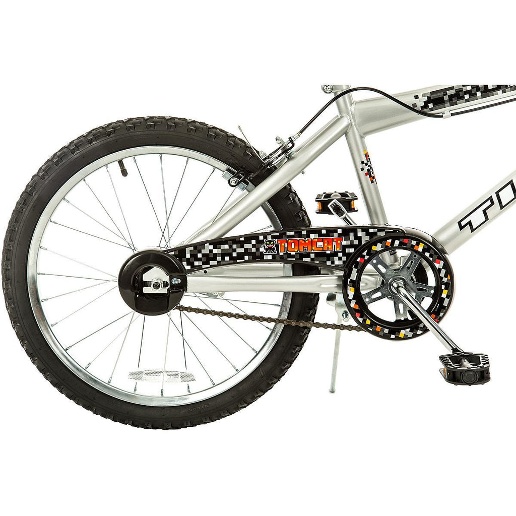 Tomcat Boys BMX Bike with 20 In. Wheels, Red and Silver