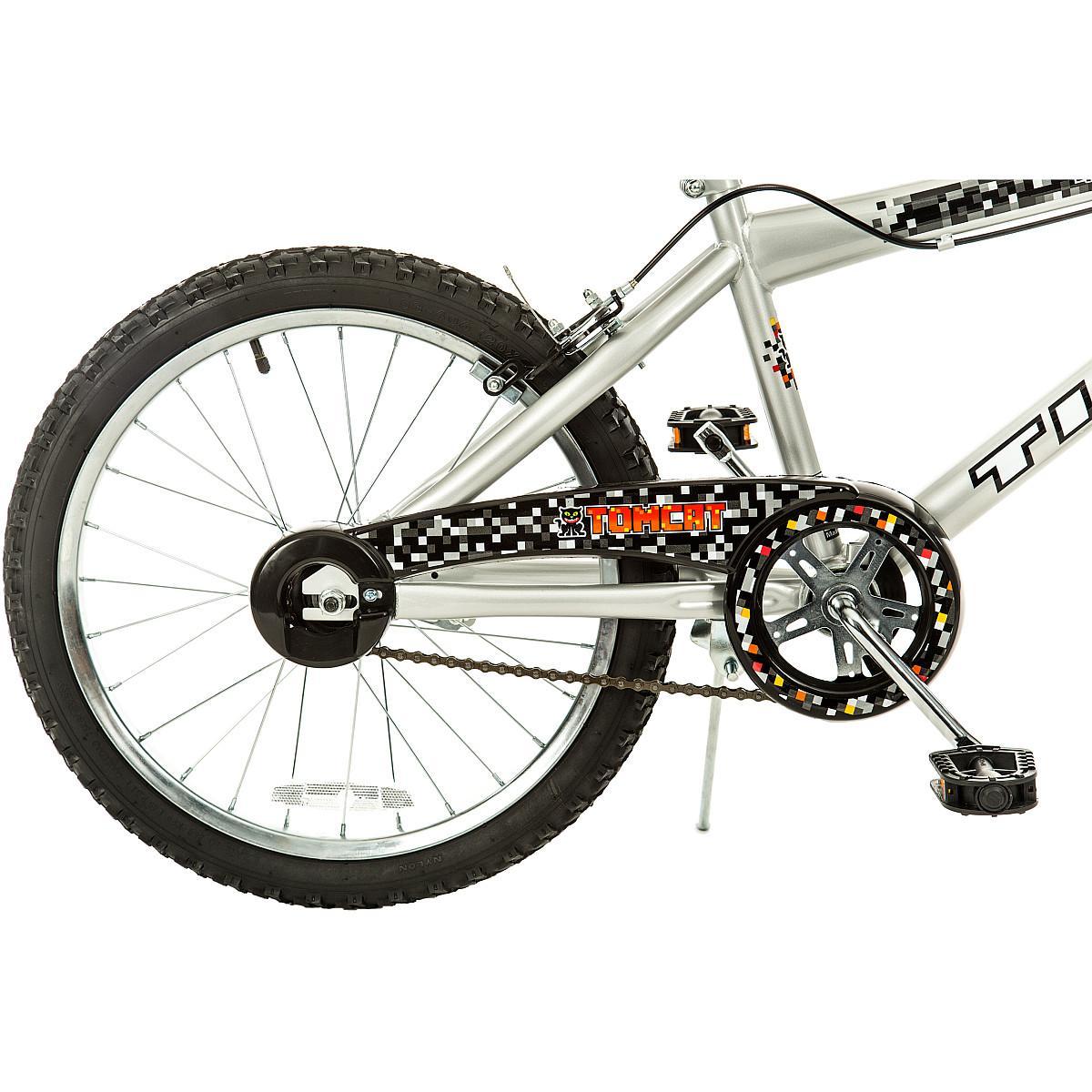 Tomcat Boys BMX Bike with 20 In. Wheels, Red and Silver