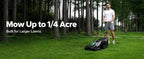 18" Electric Lawn Mower, 40V Cordless Lawn Mower with 2x8.0Ah Batteries &amp; Charger, Brushless Motor, 2-in-1 Mulching &amp; Bagging, 6-Position Height Adjustment, for Medium Yards