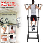 Mchoice Power Tower Dip Station Pull-up Bars Strength Training Workout Fitness Equipment for Home Gym (Weight Capacity 660lbs)