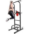 Mchoice Power Tower Dip Station Pull-up Bars Strength Training Workout Fitness Equipment for Home Gym (Weight Capacity 660lbs)