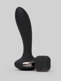 Hot Octopuss Flexible Base Remote Control Silicone Vibrating Butt Plug, Black