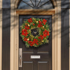 National Tree Company Pine Decorated Prelit Wreath, (Multi-color)