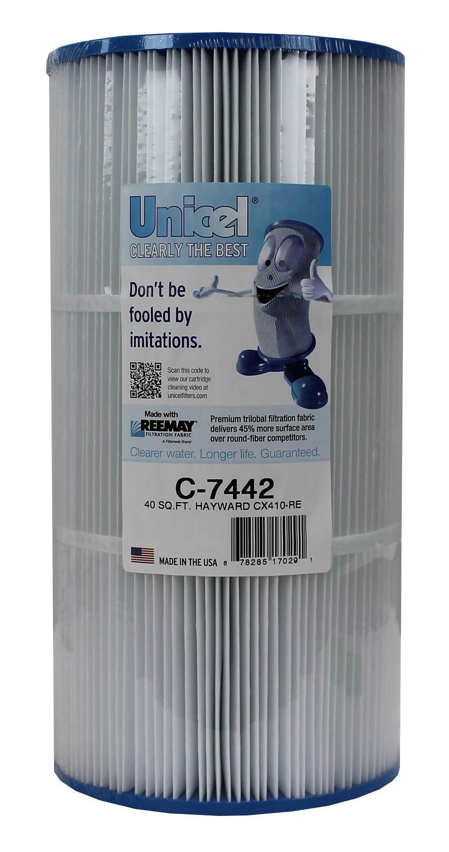 unicel c-7442 spa replacement cartridge filter hayward easy clear c400 (6 pack)