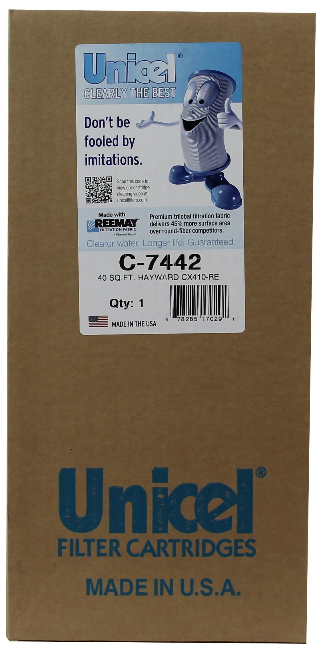 unicel c-7442 spa replacement cartridge filter hayward easy clear c400 (6 pack)