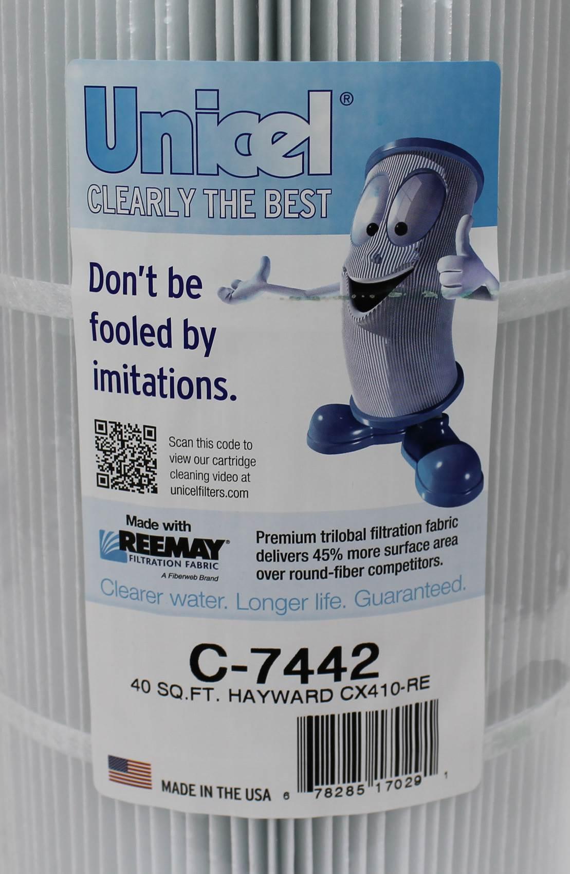 unicel c-7442 spa replacement cartridge filter hayward easy clear c400 (6 pack)