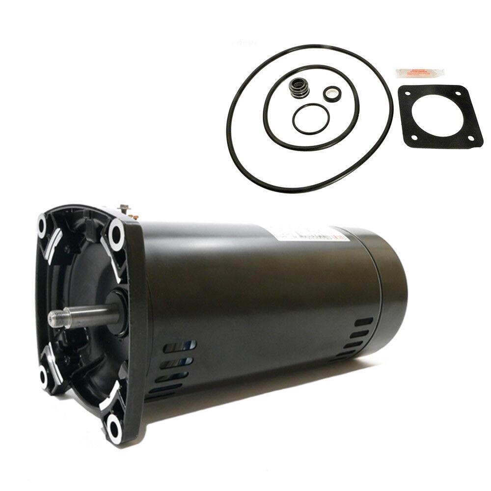 sta-rite max-e-glas 1hp pea6e-124l repl motor kit ao smith usq1102 w/ go-kit-54