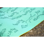 Aqua Lily Pad ALP18 The Original Model Water Playground Floating Foam Island Mat with Storage Straps and Pad Protectors, Yellow