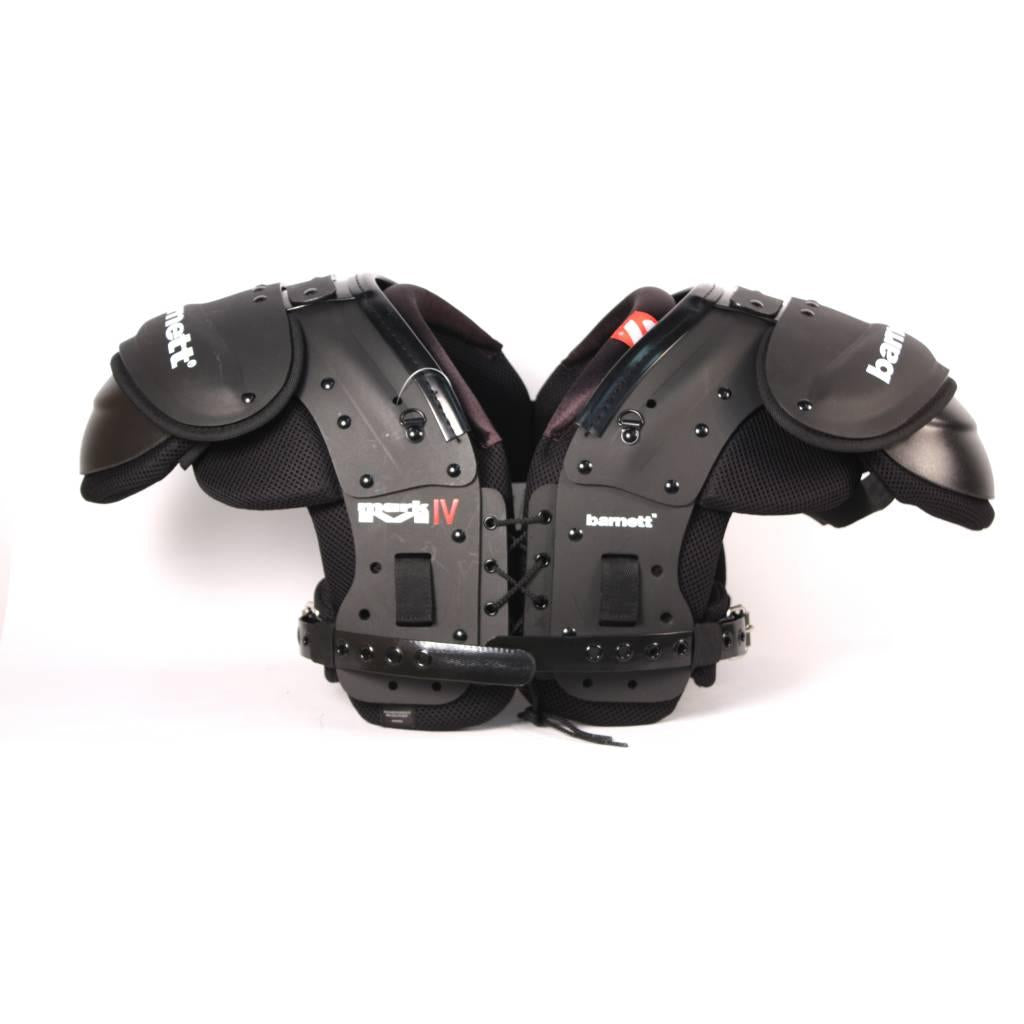 Barnett MARK IV football shoulder pad pro, OL-DL, black color