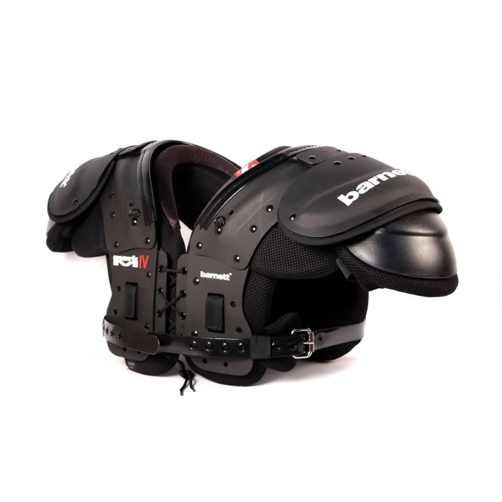 Barnett MARK IV football shoulder pad pro, OL-DL, black color