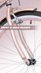 Kent 26" Bayside Women's Cruiser Bike, Rose Gold