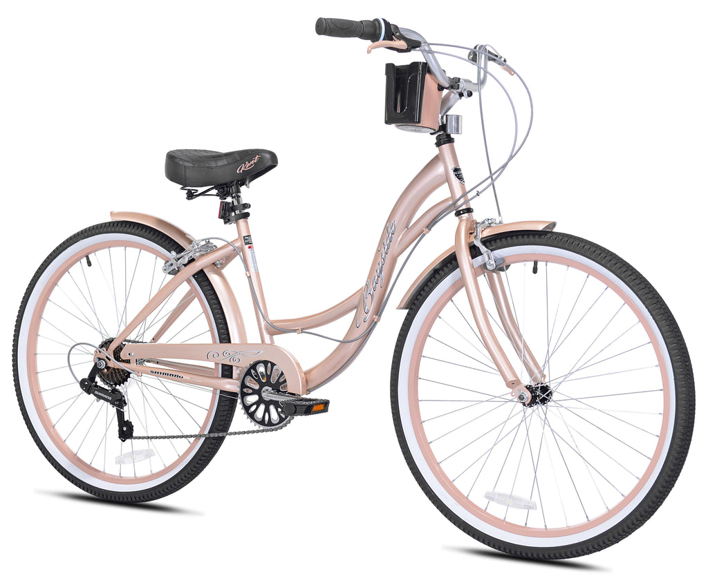 Kent 26" Bayside Women's Cruiser Bike, Rose Gold