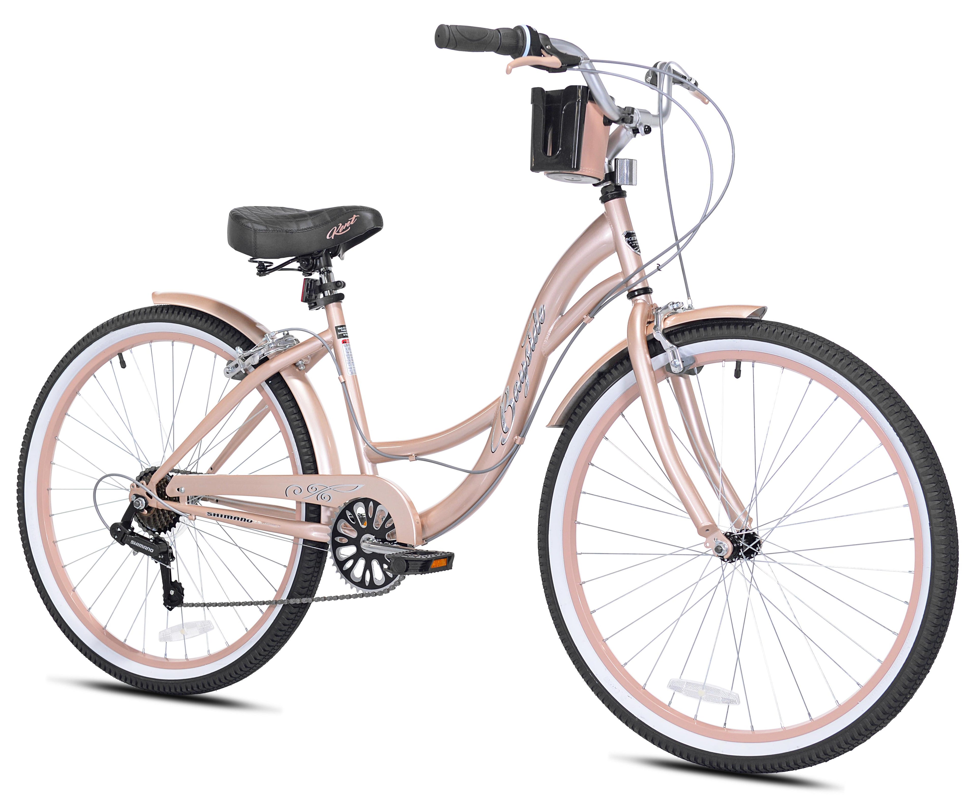 Kent 26" Bayside Women's Cruiser Bike, Rose Gold