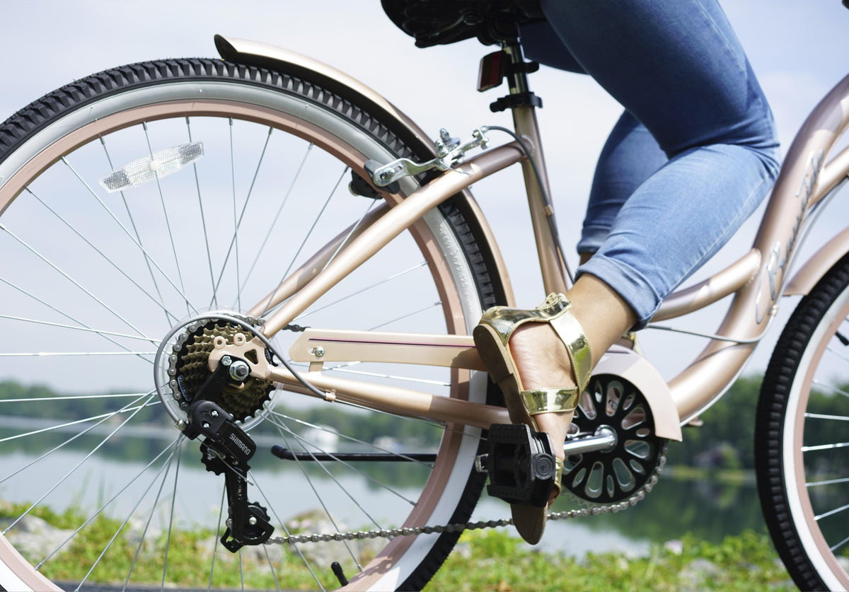 Kent 26" Bayside Women's Cruiser Bike, Rose Gold