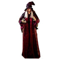 Liveday Talking Witch Halloween Haunted House Prop Decor Sound Control Toy Ghost Festival Bar Horror Electric Luminous Hanging New