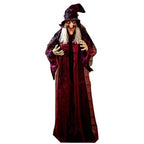 Liveday Talking Witch Halloween Haunted House Prop Decor Sound Control Toy Ghost Festival Bar Horror Electric Luminous Hanging New