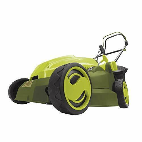 MJ402E Mow Joe 16-Inch 12-Amp Electric Lawn Mower + Mulcher
