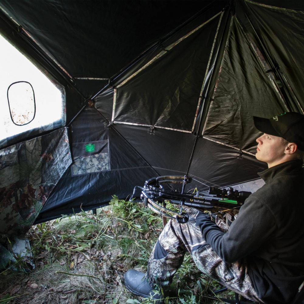 Big Cat 350 3-Person Hub Blind Backwoods in Camo