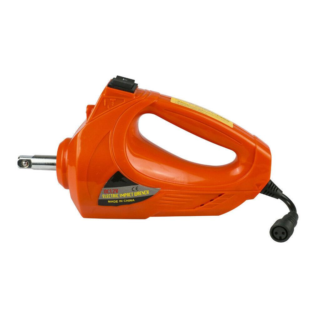 5 Ton 12V Electric Hydraulic Floor Jack Lift+Electric Impact Wrench Car Van