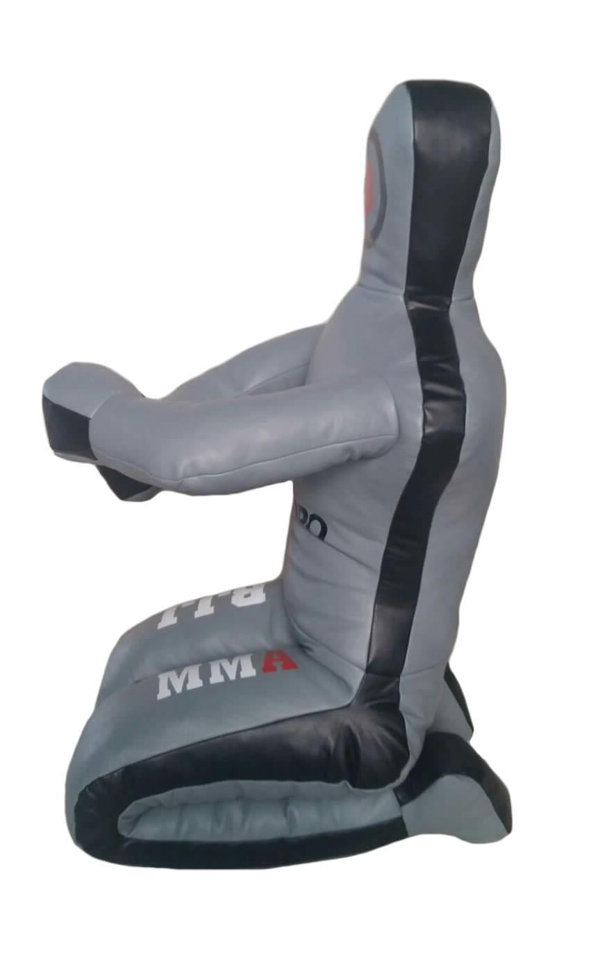 QUADRO MMA Jiu Jitsu Martial Arts Training Kick Boxing Sitting Position Punching Bag Gray - 48 inches