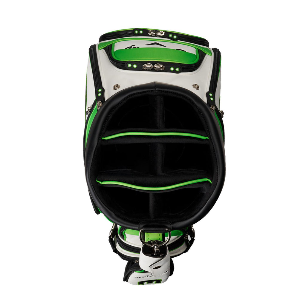 2021 Callaway Golf Epic White/Black/Green Staff Golf Bag