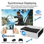 8000lms android wifi projector wireless 1080p movie full hd backyard hdmi usb tv