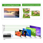 8000lms android wifi projector wireless 1080p movie full hd backyard hdmi usb tv