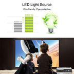 8000lms android wifi projector wireless 1080p movie full hd backyard hdmi usb tv